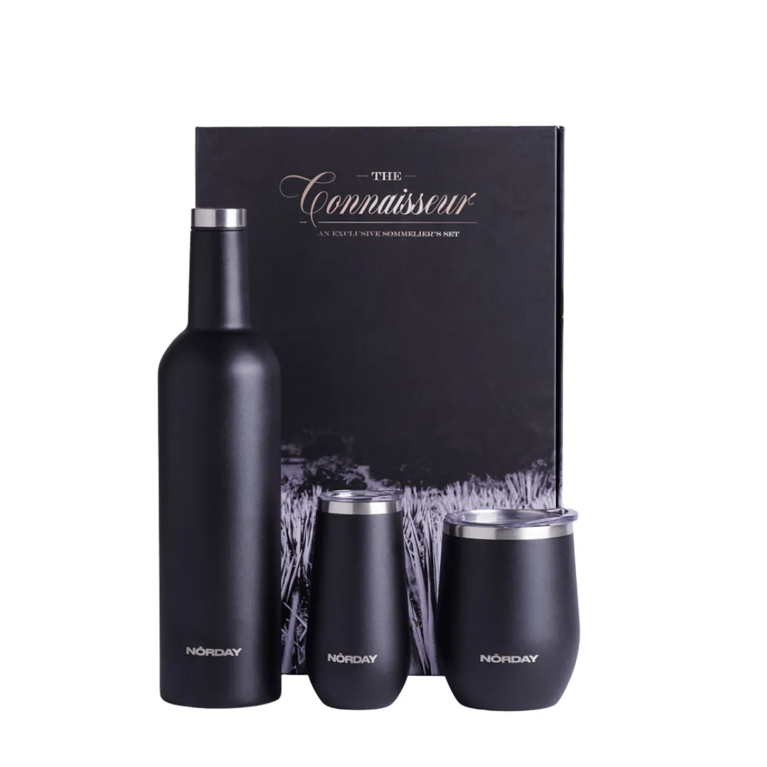 Norday Termo Wine Sets - Vaso térmico de acero inoxidable