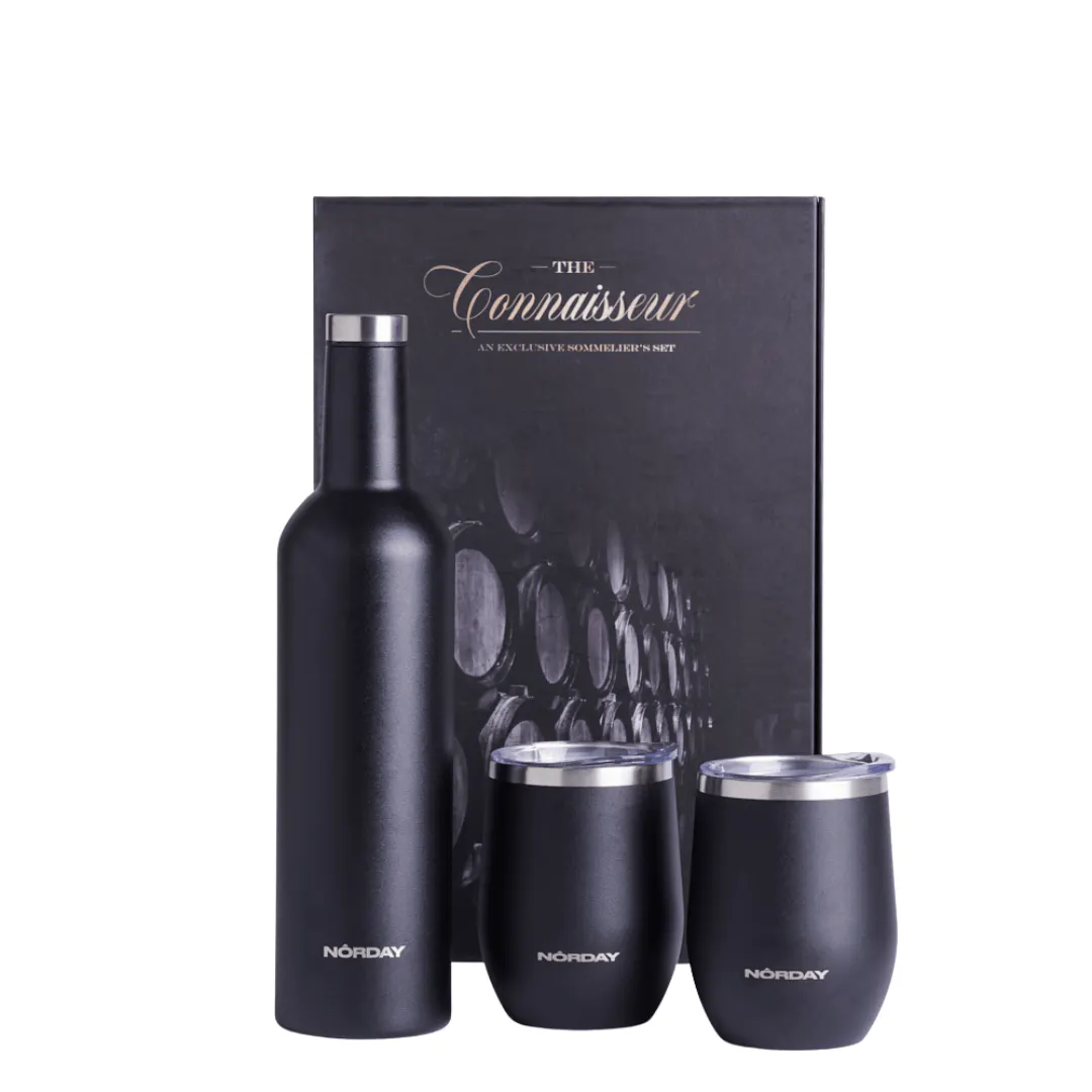 Norday Termo Wine Sets - Vaso térmico de acero inoxidable