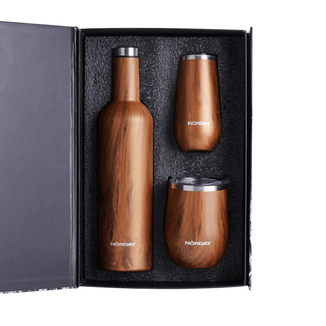 Norday Termo Wine Sets - Vaso térmico de acero inoxidable