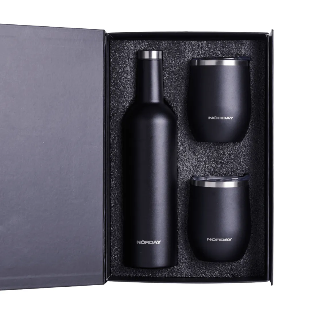 Norday Termo Wine Sets - Vaso térmico de acero inoxidable