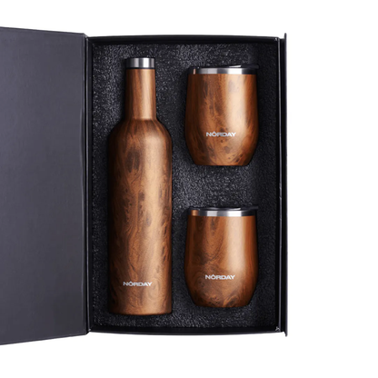 Norday Termo Wine Sets - Vaso térmico de acero inoxidable